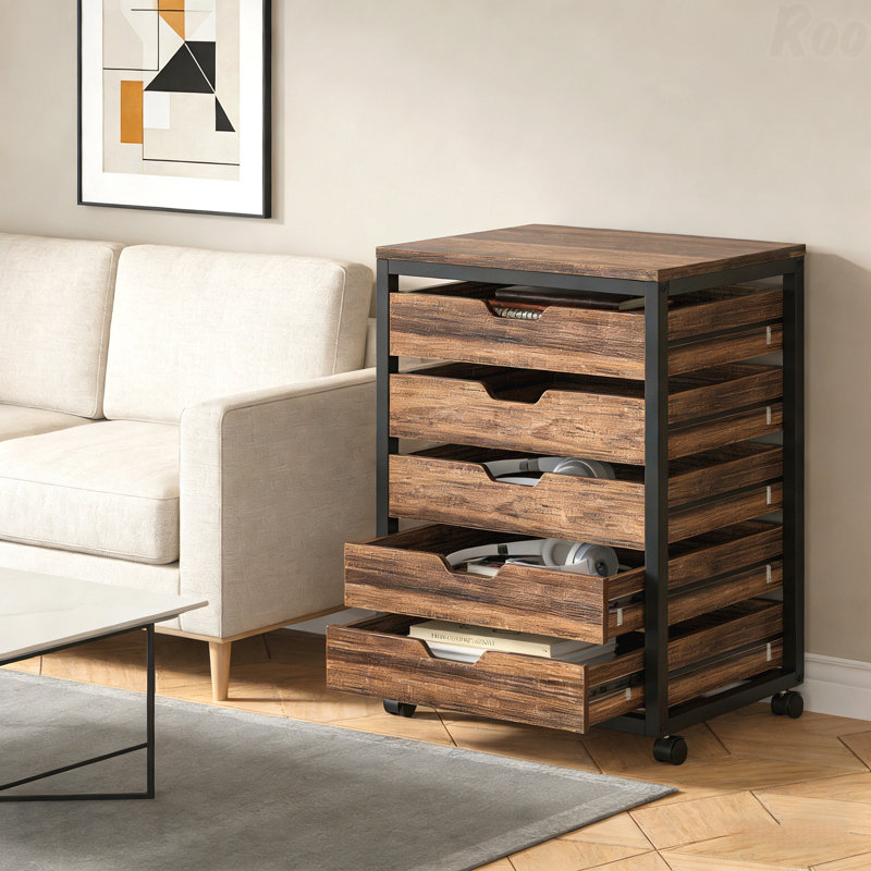 Unité de rangement de bureau mobile