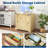 Farmhouse File Cabinet with 2 Drawers – 30" Wood Storage with Hanging File Folders-876729091
