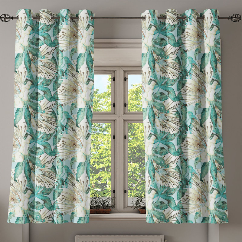Semi Sheer Curtain Pair