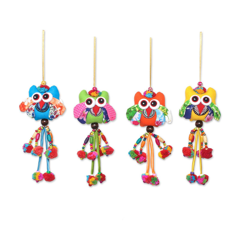 Figurine suspendue hibou