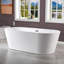 Cove 71'' x 32'' Soaking Acrylic Bathtub-54869127