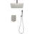 Ceiling Mounted Shower System Combo Set With Handheld And Shower Head-124898134