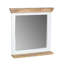 Charton Solid Wood Rectangle Wall Mirror