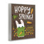«Happy Spring Bunny & Carrots», art de la giclée encadrée par Leeza Hernandez-107874134-111731505