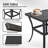 2-Person Outdoor Patio Bistro Rocking Conversation Set-1735186342