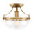 Herbiorn Glass Semi Flush Mount
