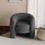 Chaise d'appoint moderne à dossier courbé et rembourrée-1757547558