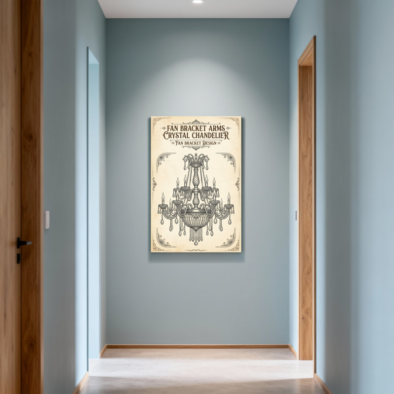 Lustre en cristal Fashion, H 20 po x l 30 po