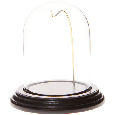 Cloche à dôme en verre 3 "x 4"