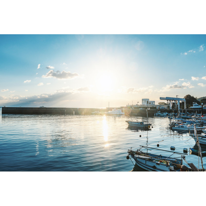 Scenery Of Port by MasaoTaira - Wrapped Canvas Print, 30cm H x 46cm W x 3.8cm D