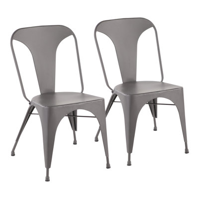Marie 17.5'' H Stacking Side Chair