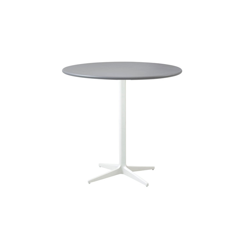 Drop Outdoor Round Coffee Table, Lava Gray, 31.5", Lava Gray