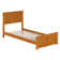 Madison Solid Wood Low Profile Platform Bed with Matching Footboard