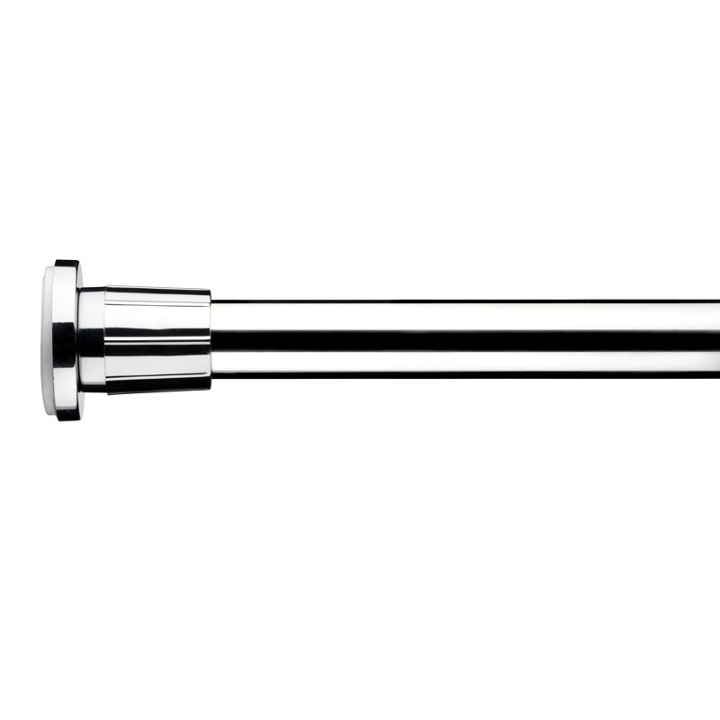 183cm Straight Shower Curtain Rod, Chrome