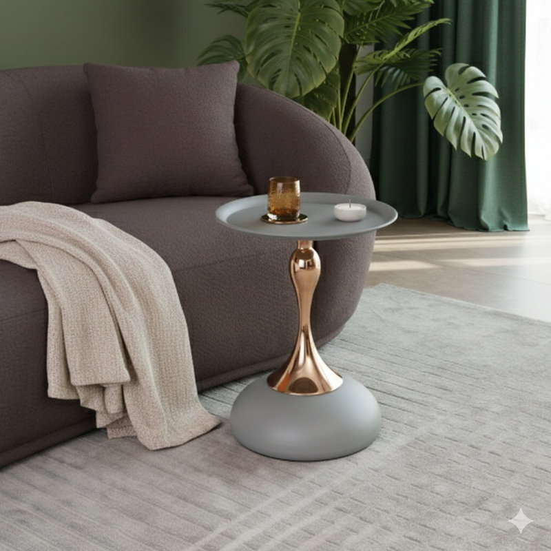 Table d'appoint ronde, table d'appoint Mermaid