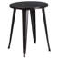 Ensemble de table ronde intérieure / extérieure en métal 24 po Cordele-24678666-24678676