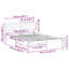 Solid Wood Bed Frame-592275038-592275041