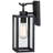 Schock Black Steel Wall Light with High-transparency Glass-804619009