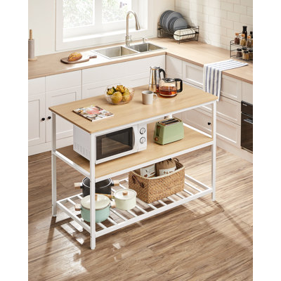 Ladue 120cm W Stainless Steel Kitchen Island