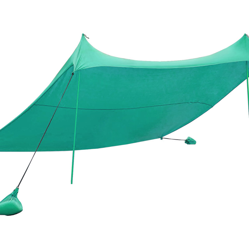 Tente portable avec sac de transport, Vert