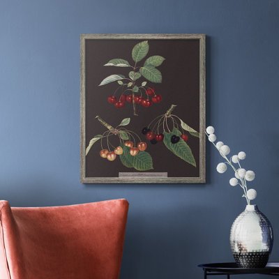 Toile encadrée de qualité supérieure Brookshaw Cherries