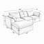 Sofa Upholstered " Linen Sectional-1168544073-1168544079
