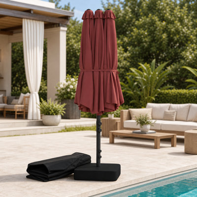 Très grand parasol de patio 15 '