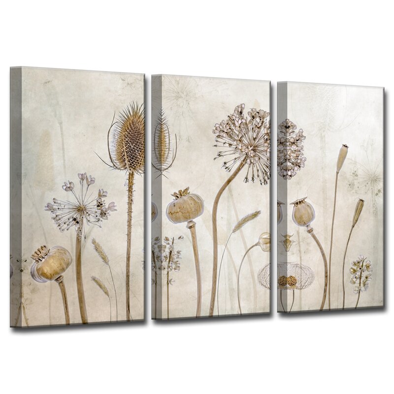 Lark Manor Growing Old On Canvas 3 Pieces Print & Reviews | Wayfair