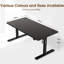 Electric Standing Desk 140x60cm Height Adjustable Desk