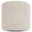 Elle Leather Swivel Chair-1610009973