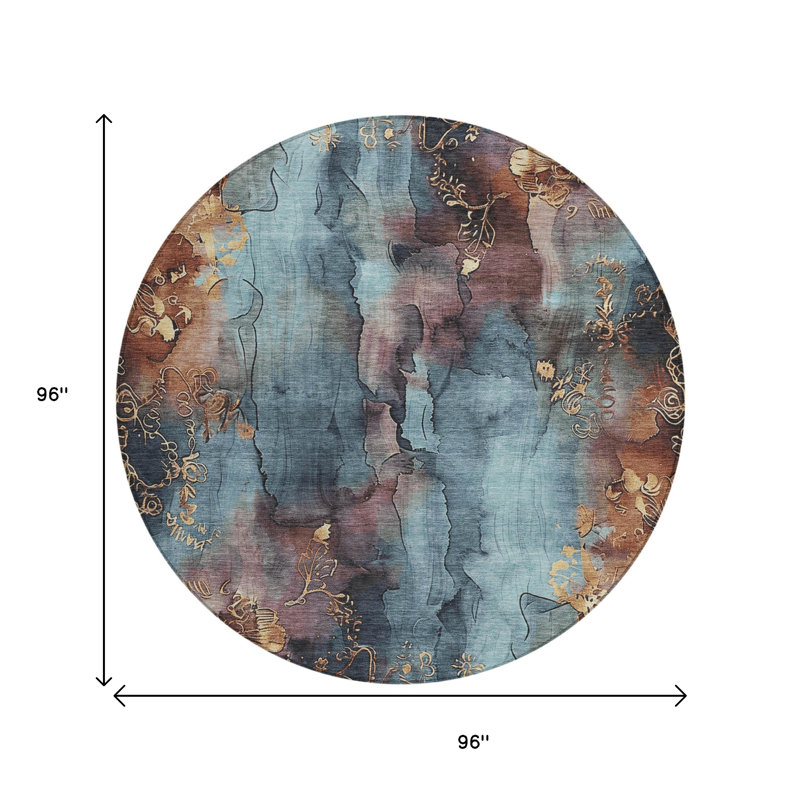 Tapis rond 8 po