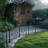 Animal Barrier Fence 10ft L x 24in W x 32in H Black Metal No-Dig Stake-In Garden Border for Dogs 5(-Pack)