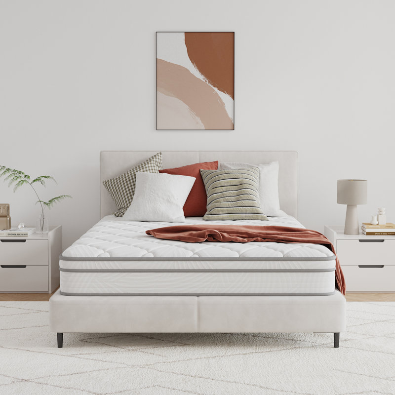 Matelas hybride confort moyen 10 po dans une boîte, Simple