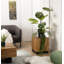 Carlton Solid Wood Block End Table