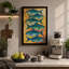 Five Fish Study Botanical - Wrapped Canvas-100468111-100468097