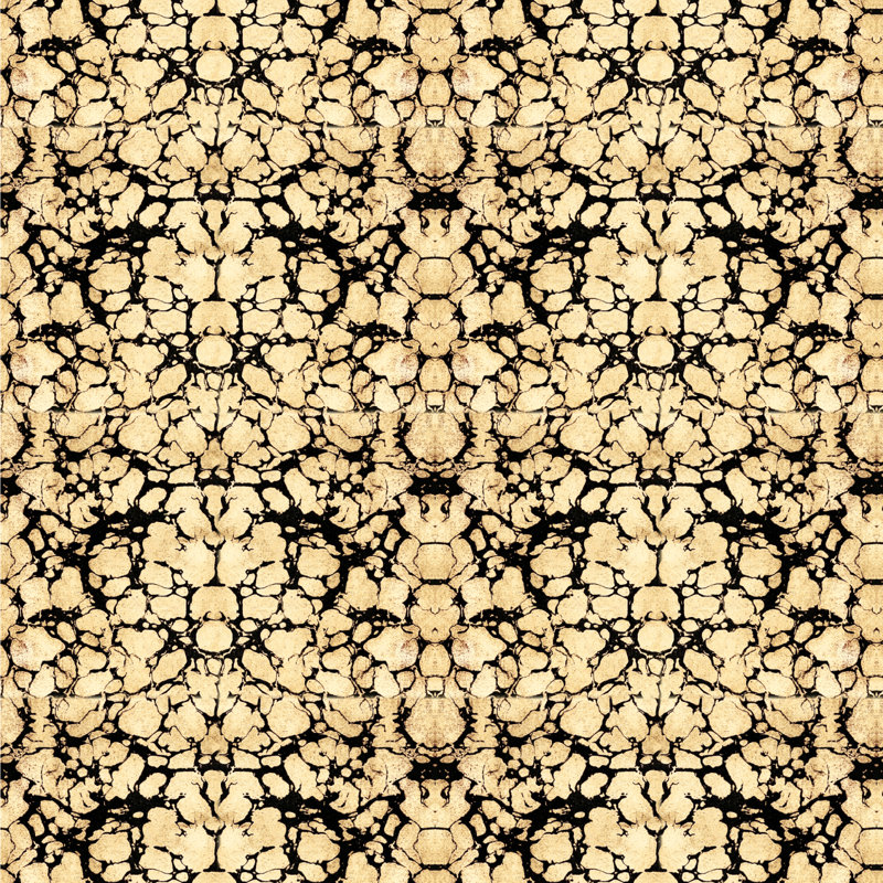 Abra Golden Tortoise 10' L x 24" W Wallpaper Roll, Faux Grasscloth, Non-pasted