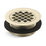 Kohler Round Shower Drain for Use with 2" Metal or Plastic Pipe, Gasket Included