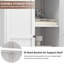 72 Inch Metal Pantry Cabinet with 2 Doors and 2 Drawers, White Kitchen Storage Cabinet with Magnetic Doors and 2 Adjustable Shelves, Anti-Tip Hardware for Kitchen Pantry Bathroom