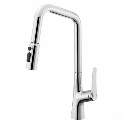 Kitchen Faucet-3 Function 360 Sprayer, One Touch Switching & Fastconnect​
