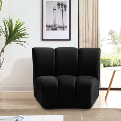 Dabir Velvet Slipper Chair