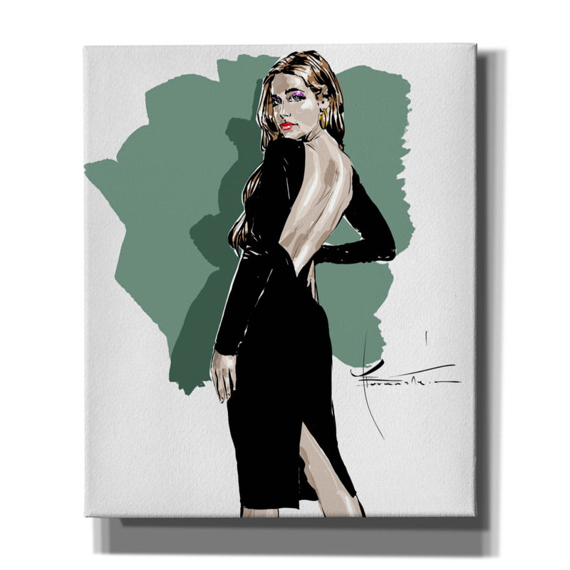 «Doublemint» par TM Borenstein, art mural sur toile, H 24 po x l 20 po x P 0,75 po