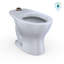Tornado Flush Commercial Flushometer Floor-Mounted Universal Height Toilet with Cefiontect, Elongated, Cotton White