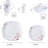 40 Piece Porcelain China Dinnerware Set - Service for 8