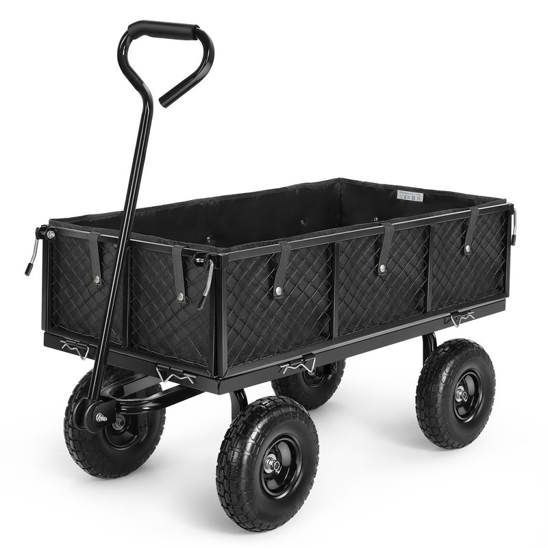 Chariots de jardin Wagon, Noir, noir, noir, noir