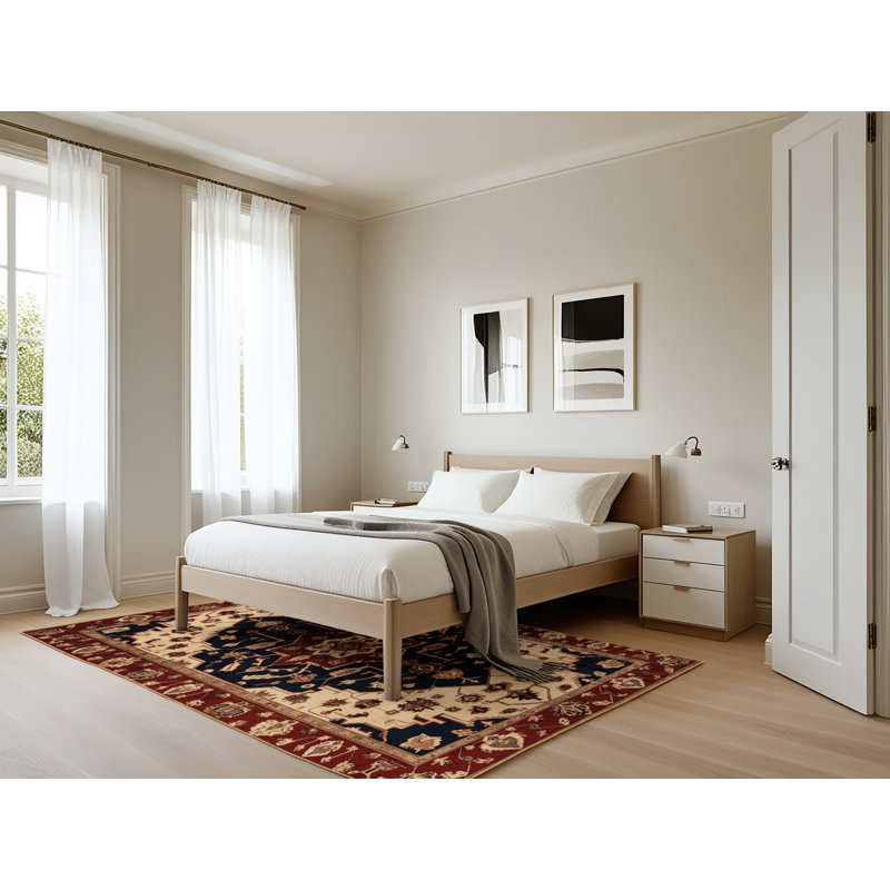 Tapis brun lavable à la machine, Rectangle 5 pi x 7 pi