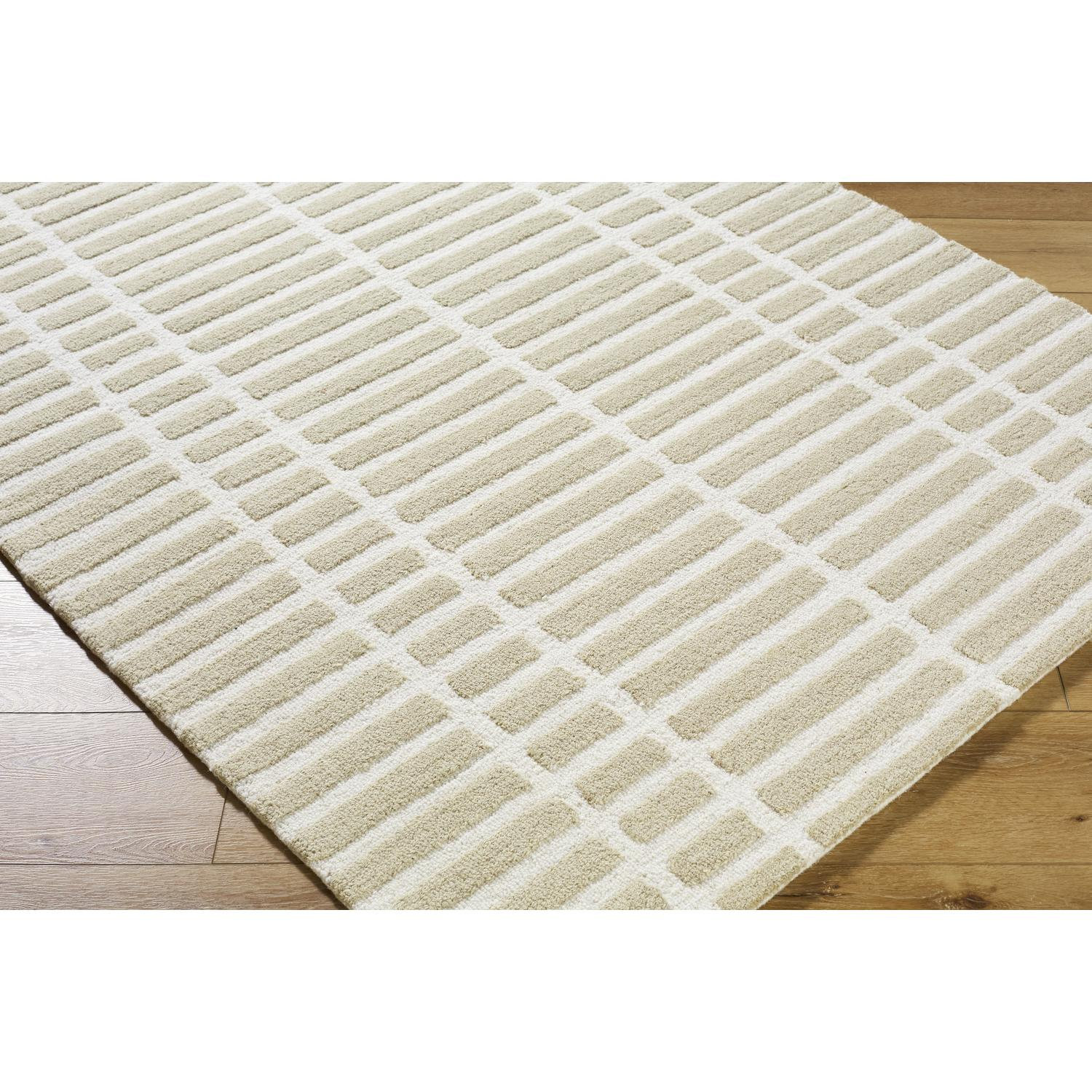 Wright Hand-Tufted Geometric Pattern Rug, Rectangle 2' x 3'