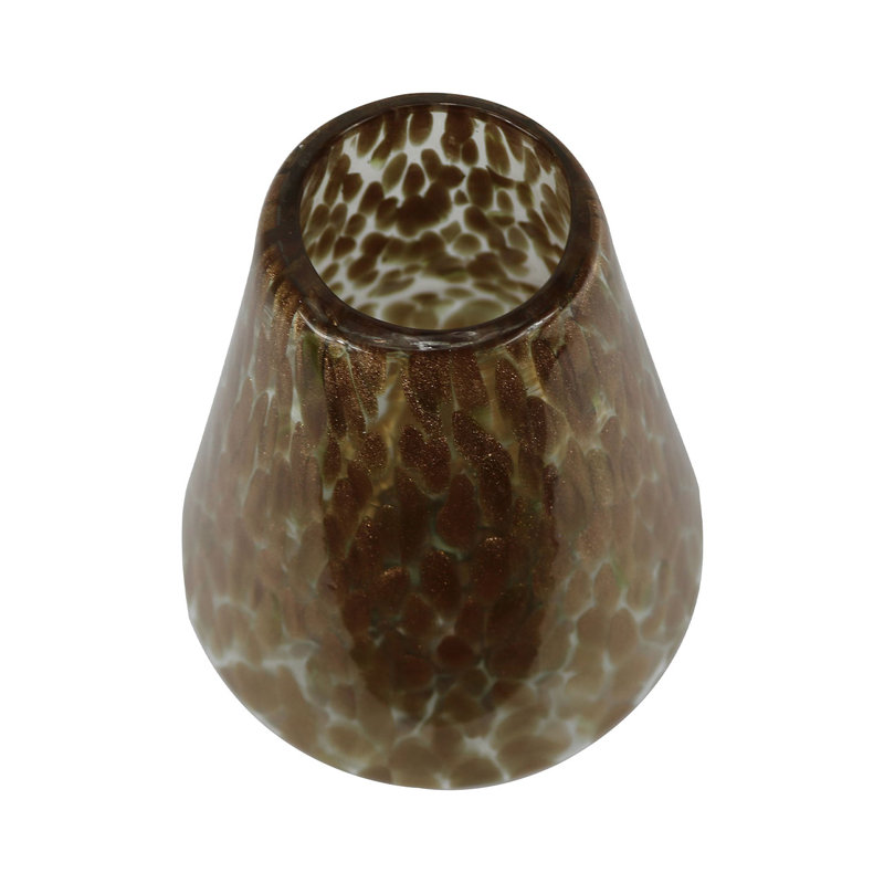 Coplyn Stunning Handmade Vase for the Living Room, Modern Luxury Glass Vase Decor
