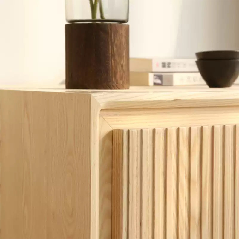 Buffet décoratif minimaliste en bois