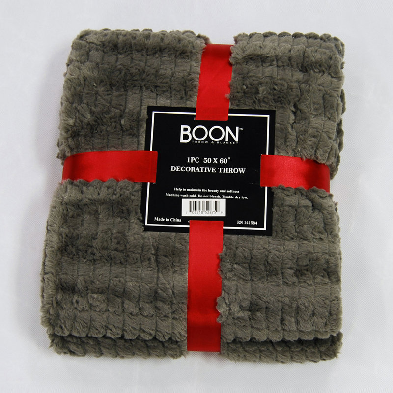 Throw Blanket, Steeple Gray