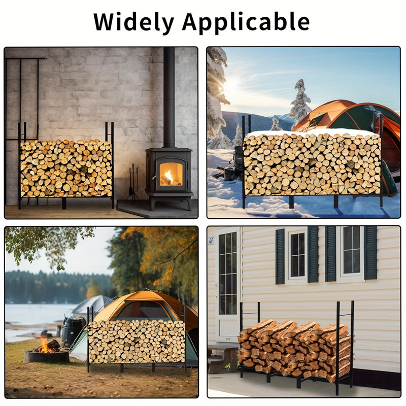 122cm W Metal Log Rack
